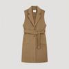  She S miSS  Wool CaShmere Belted Long veSt Swhvto42040 Ca