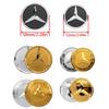 OFK3   Car Styling Logo Steering Wheel Center Badge Logo Sticker For Mercedes Benz AMG W204 GLC CLA W205 W203 W206 W253 Car Ornaments