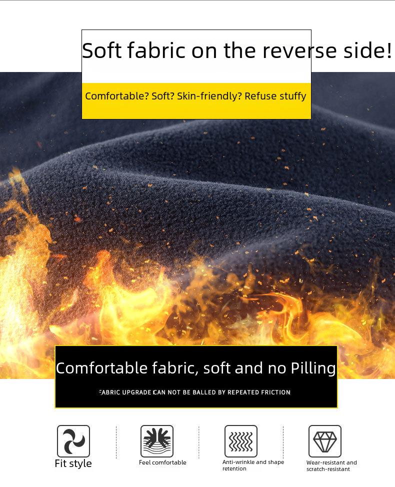 Мужской двухсторонний флисовый жилет для активного отдыха - утолщенный флисовый жилет на осень/зиму