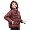 Mid-Aged Women's Stylish Short Padded Winter Jacket