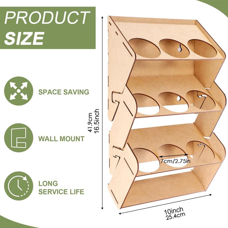 Spray Can Holder Large Capacity Paint Bottle Organizer Spray Paint Storage 9-Can Paint Can Holder Spray Paint Can Wall Shelf