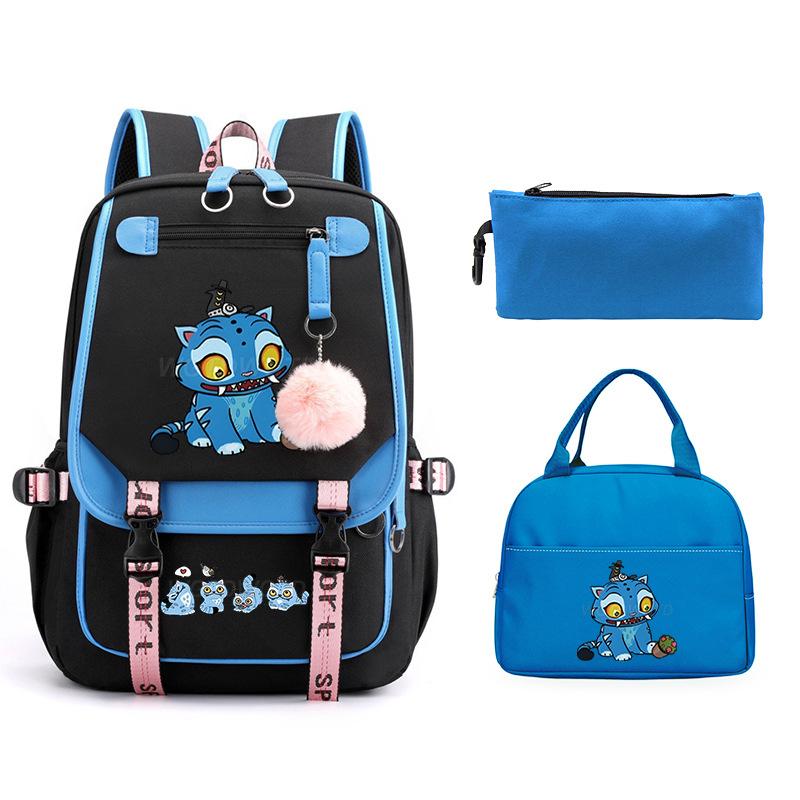 Animation Cartoon Peripheral Printing Children'S Backpack Male And Female Versatile Large-Capacity Student Schoolbag