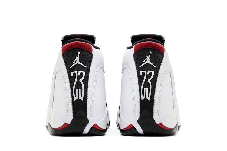 Men's Sneakers Jordan 14 Retro Black Toe (2024) White/Varsity Red/Black/Metallic Silver