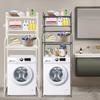 Over The Toilet Storage Rack Adjustable Laundry Room Shelf Bathroom Organizer Shelves