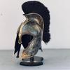 Средневековый Рыцарь Стальной Аутентичный Шлем Ахилла из Трои - Греческий Шлем С Деревянной Подставкой