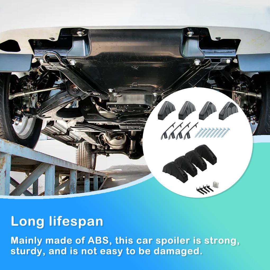 Универсальные диффузоры заднего бампера автомобиля, сменные спойлеры для автомобиля, модифицированные аксессуары для украшения автомобиля