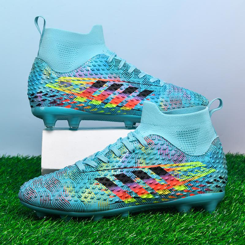 Модные мужские футбольные бутсы FG нескользящие футбольные бутсы для игры на траве модная дизайнерская обувь удобные кроссовки высокого качества футбольные бутсы 47