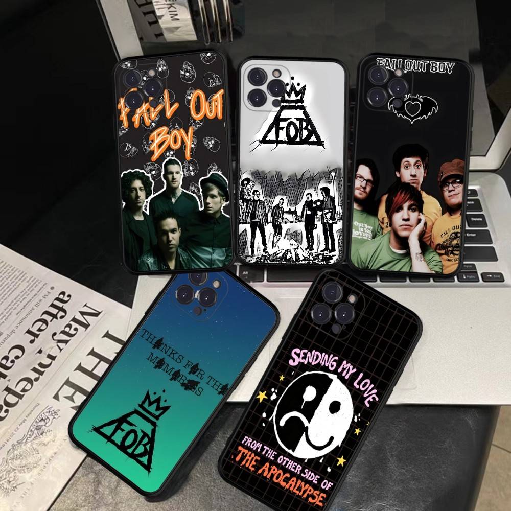 F-Fall Out Boy Band For iPhone 17 Air 16 Pro Max 15 14 13 12 11 Plus phone Case