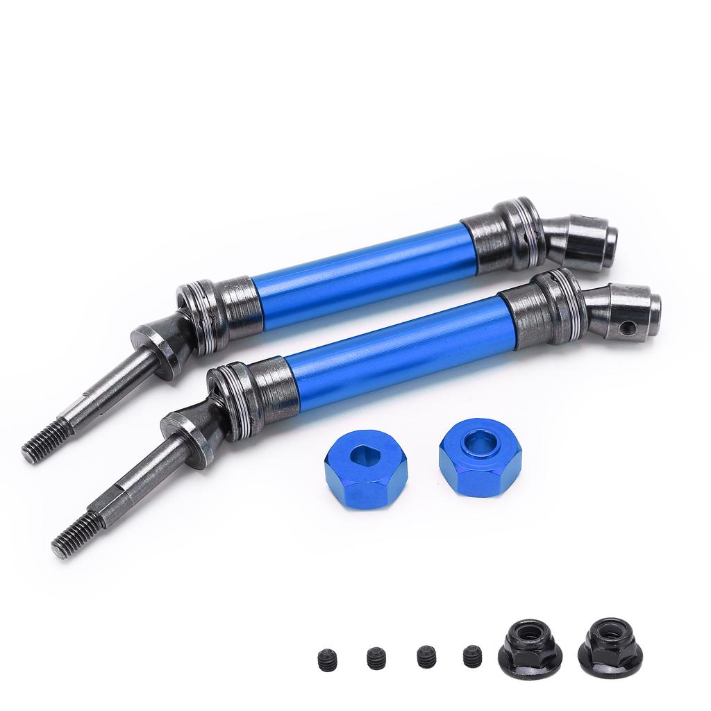 CVD Steel Rear Drive Shaft Assembly for Traxxas Slash Rustler Vxl 4x4 4wd 1/10 RC CarBlue