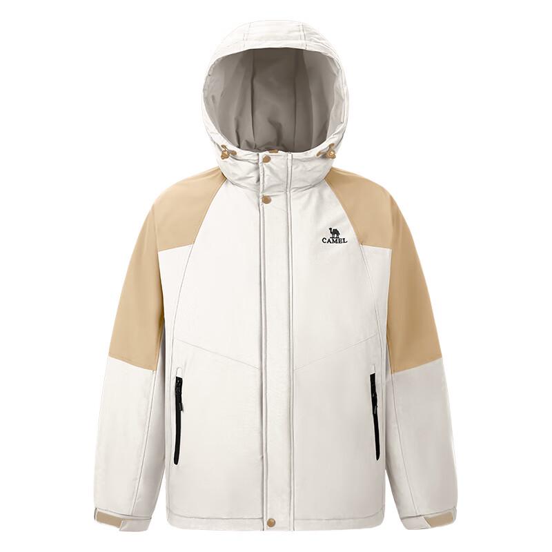 Camel Men's Urban Outdoor Waterproof Hooded Cotton Jacket