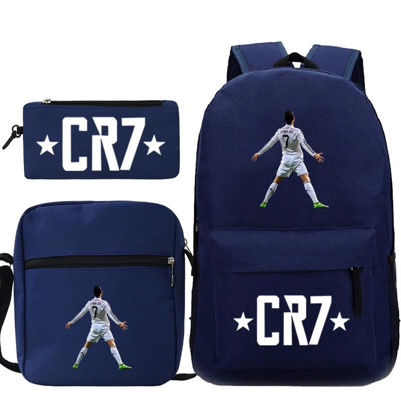 Star Surrounding Children'S Backpack, Primary And Secondary School Students Schoolbag Three-Piece Set