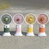 Mini Fan Multifunctional Summer Cartoon Fruit Cool Rechargeable Handheld Mini Fan Phone Rack