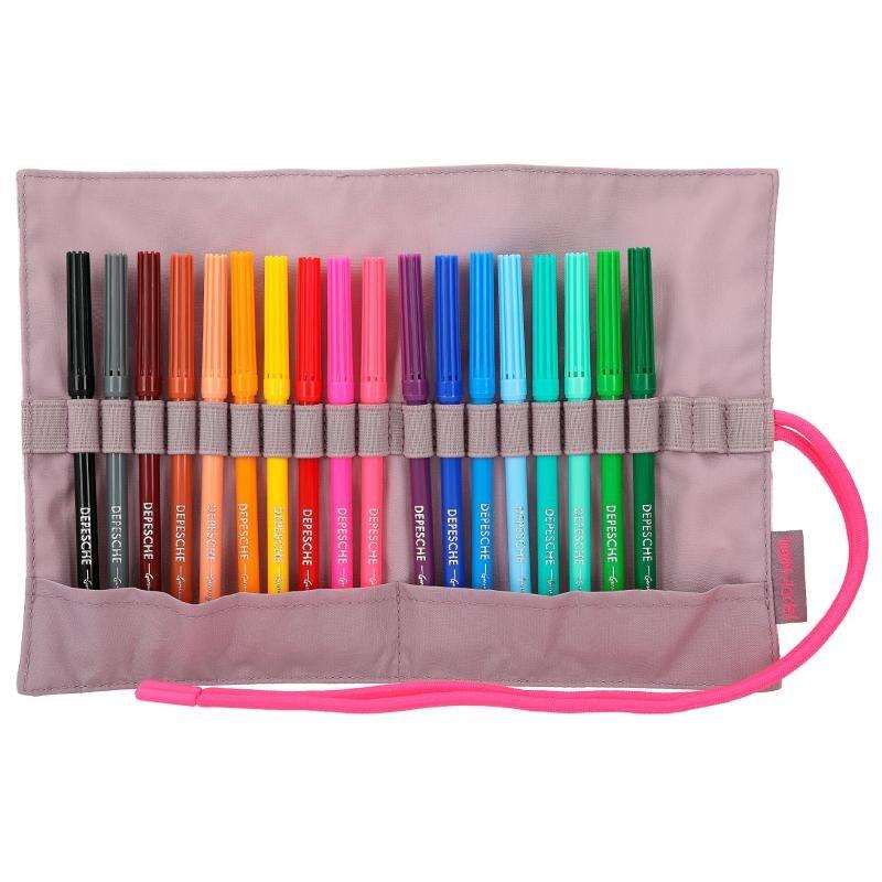 Пенал Свиток с фломастерами ТОП МОДЕЛЬ Счастливы вместе 