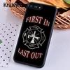 Чехол для телефона Krajews Firefighter Fireman с логотипом для iPhone 14 5 6s 7 8 plus XR XS 11 12 13 pro max Samsung S21 S22ultra Plus