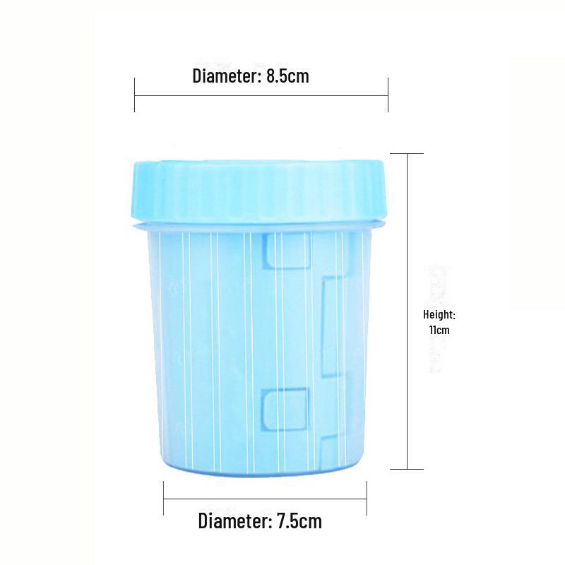 Силиконовый стаканчик для чистки лап собак - Инструмент для мытья лап домашних животных