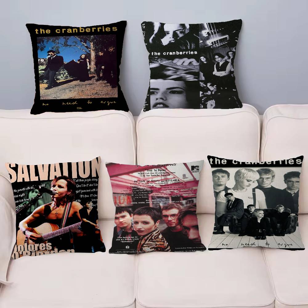 The-Cranberries Band Personalized Pillow Cover Kids Bedroom Wild Party Decor Pillowcase Kid Birthday Shower Gift