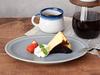 Tableware East Dot Oval Plate 24cm Dinner Plate Oval Plate Western Tableware (Set of 2 Colors)