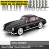 1:18 Mercedes Benz 300SL Gullwing Роскошное Классическое Купе Сплав Модель Металлическая Литая Машинка Домашний Декор и Украшение для Рабочего Стола Компьютера