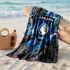 Полотенце для пляжа из микрофибры Atalanta FC, быстросохнущее, впитывающее, большое, для пляжа, плавания, путешествий