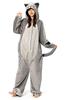 [OLAOLA] Cat Kigurumi Pajamas Blue Cute Adult Loungewear Soft Animal Costume Disguise Fluffy Winter Pajamas Fluffy Pajamas Flannel Unisex Warm Room