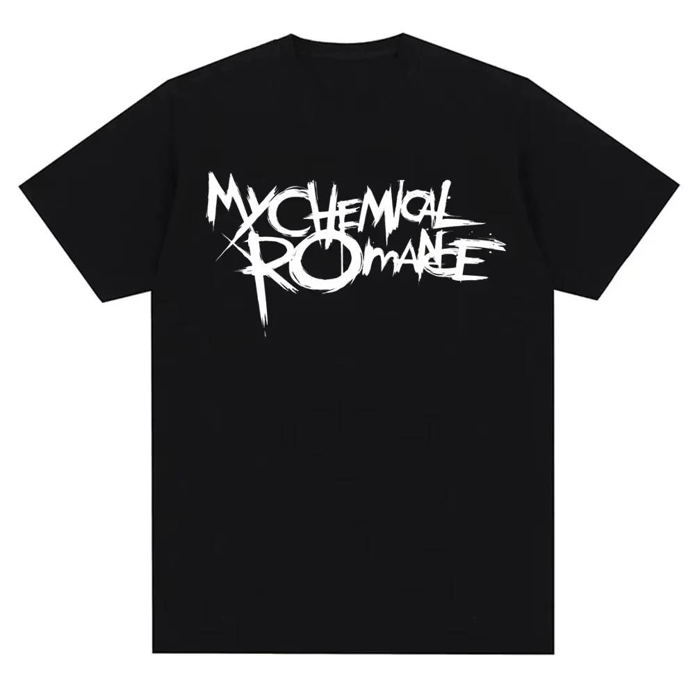 2026 My Chemical RoUnisexce Mcr Band Unisex Women Cotton TShirt Printed T Shirt Casual Short Sleeve Tshirt Streetwear Trend Tee Tops