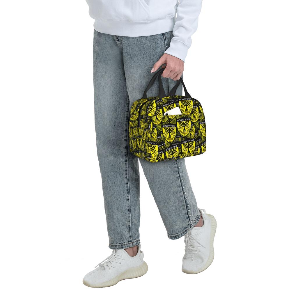 Footbally Beitar Jerusalem FC Soccer Insulated Lunch Bag for Work School Waterproof Cooler Thermal Lunch Box Women Men