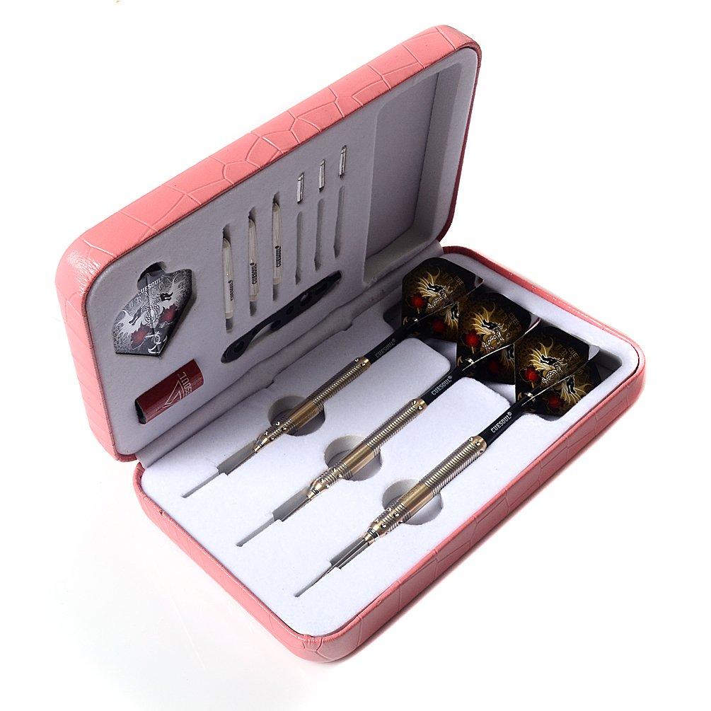 Cuesoul Дротики Dragon Deluxe из латуни со стальным наконечником, набор 21 г, F2302-L