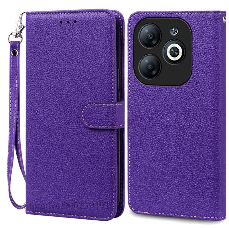 Для Infinix Smart 8 / Smart 8 Pro Чехол-кошелек кожаный флип-чехол для Infinix Smart 8 Чехол 8 Plus X6525 X6525D X6525B Чехол для телефона