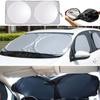 Car Windshield Cover Car Sunshade Uv Protection Shield Car Styling Folding Car Window Sun Shade Windshield Block Cover 150*70Cm