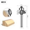 45 Degree Chamfer Router Bit 1/4inch 6mm Shank Edge Forming Bevel Woodworking Milling Cutter for Wood Bits