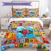 3pcs Superthings1 pattern bedding set duvet cover set includes duvet cover &pillowcases, perfect all season bedroom decoration & gift