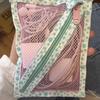 Wide Opening Dot Grid Storage Bag Korean Style Mesh Makeup Bag Charger Organizer  Dorm Use