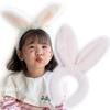 BIANHUAN Ободок с ушками кролика для младенцев, детей и взрослых, Милые костюмные ушки кролика, Товары для вечеринок, Ушки кролика, Кошачьи ушки, Белый и черный, Пушистый,