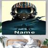 Personalized Top Gun Maverick Background Tapestry,Custom Name Birthday Party,Multifunctional Wall Decoration for Home Decor,Various Occasions