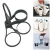 6 Cups Foldable Drink Holder Glass Carousel Holder Swivel Cup Bracket for Coffee Tea Beer Multipurpose Camping Party Home Organizer