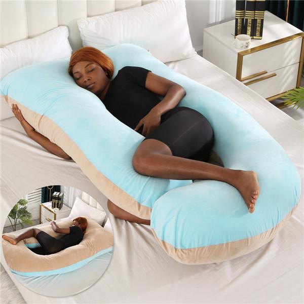 Pregnancy Pillow Sleeping Support Pillow For Pregnant Women J Shape Maternity Pillows Full Body Giant Maternity Pillow Waist Support
