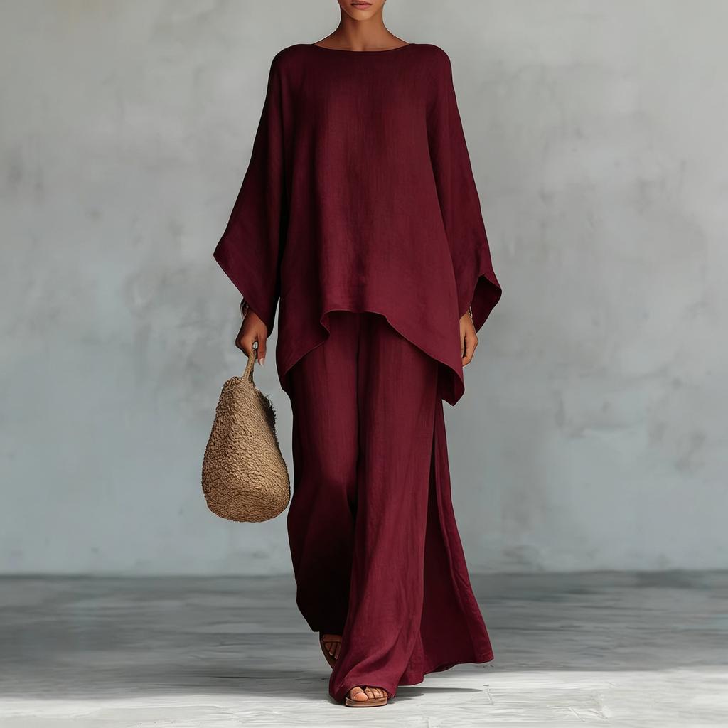 Женский модный повседневный летний костюм: рубашка с открытой грудью и завязками, длинный рукав - костюм с укороченными брюками