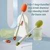 3 In 1 Long Handled Cup Brush, Thermos Cup Cleaning Brush, Household Sponge, Milk Bottle Brush, Teacup Brush, Cup Brush, One Brush, Three Uses