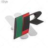 3D металлический логотип R, передняя решетка, задний багажник, эмблема, значок, наклейка, наклейки для Jag/uar X-TYPE F-TYPE XE XF XJ XJR XFR, аксессуары для стайлинга автомобилей