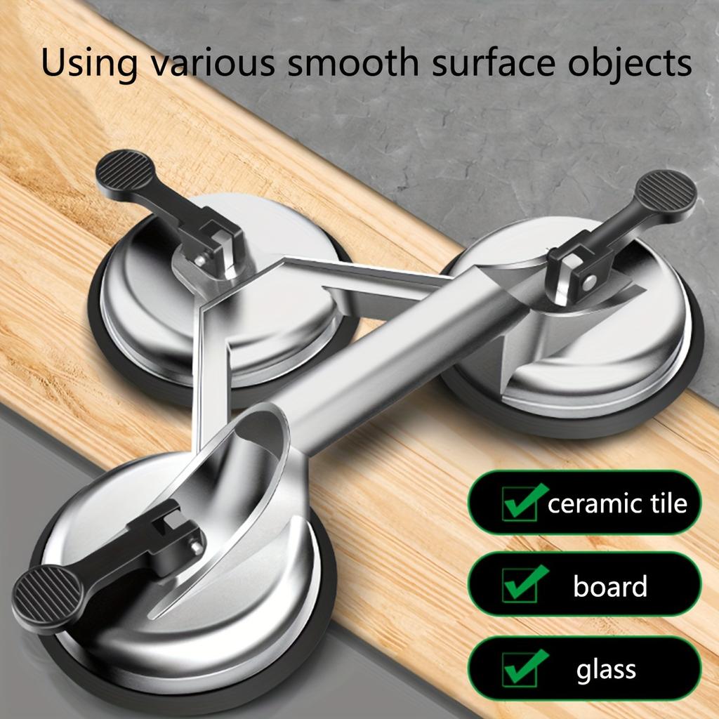 Стеклянная присоска, Используется для подъема стекла/автомобильных лобовых стекол, Сверхпрочная алюминиевая вакуумная присоска/подъемная скоба/набор для удаления вмятин