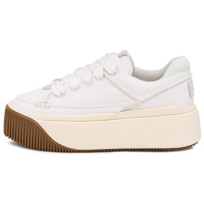 Модная платформа Ткань Стильные Удобные Нескользящие Износостойкие Увеличенная Высота Низкие Кроссовки Женские кроссовки Белый 1167499-WHT