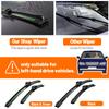 PYZW6 2pcs For Lexus LS400 LS430 LS460 LS600H LS350 1996-2019 Front Windshield Wiper Blades 2014 2018 Windscreen Window Accessories