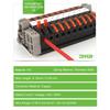 Din Rail Type VariousTerminal Block 211 Electrical Universal Quick Wire Connector Conductor Connection With Number strip Set