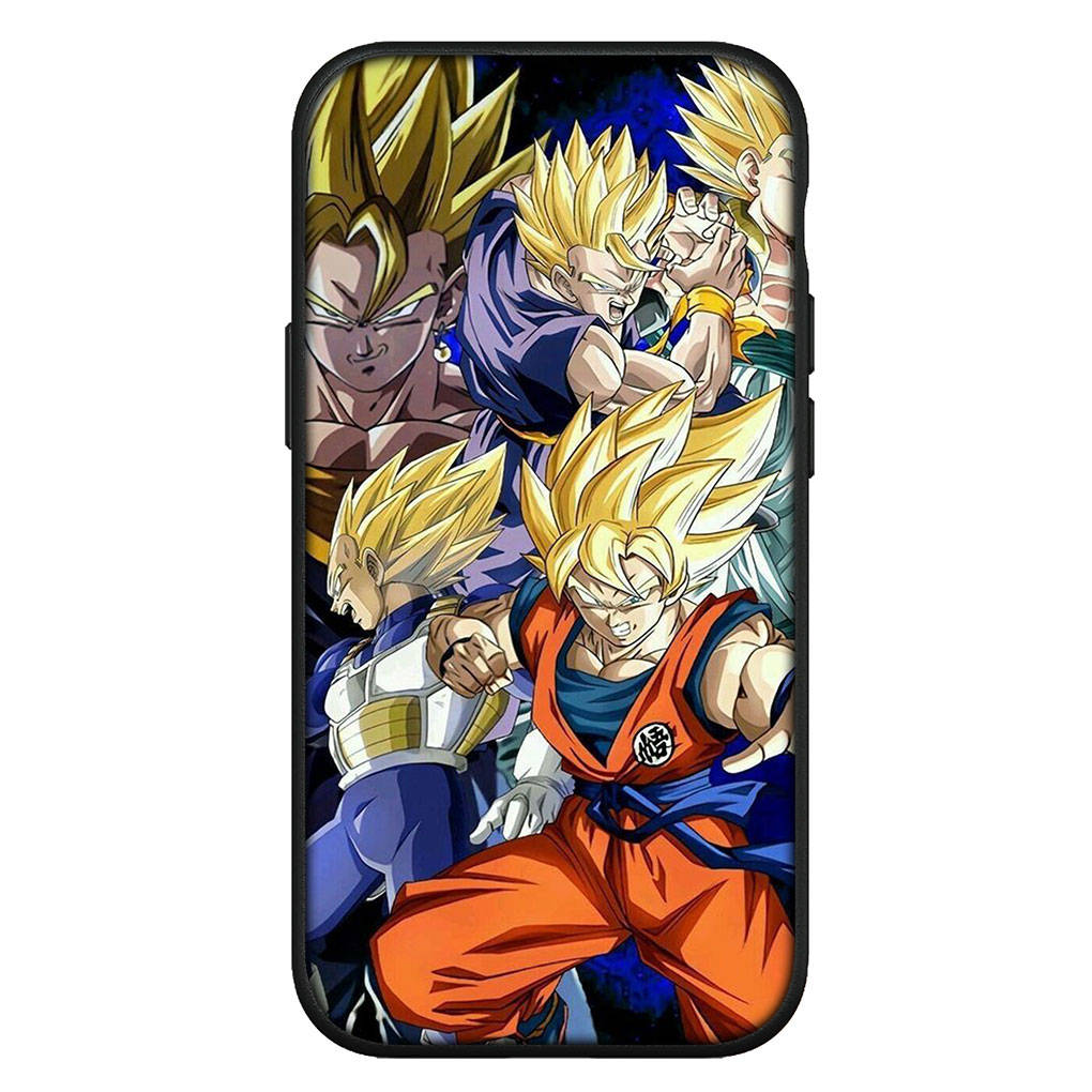 Для iPhone 16 15 Xiaomi Redmi Note 14 13 12 11 Pro Max 16e Samsung Galaxy S25 S24 S23 Moto OPPO Huawei Comics Dragon Ball DragonBall Goku Z Чехол для телефона