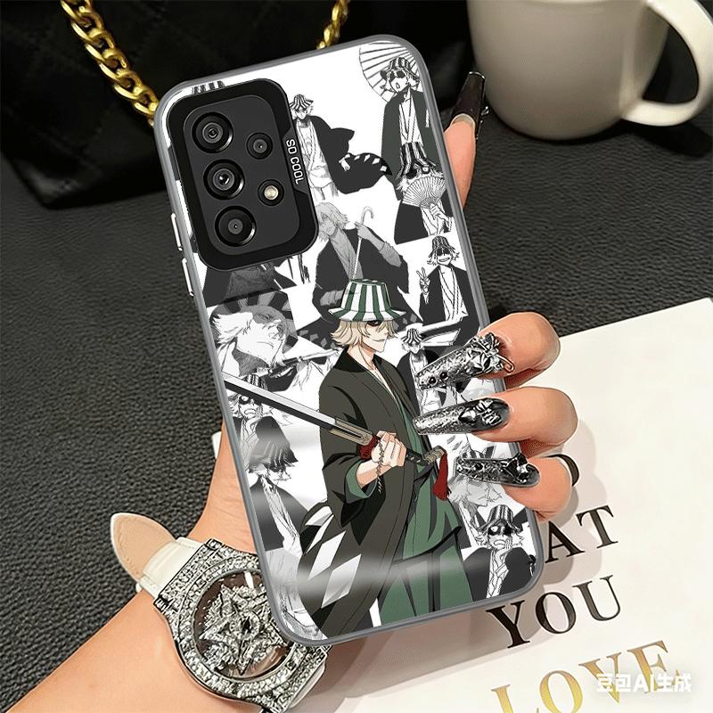 Ударопрочный чехол для телефона Bleach Kisuke Urahara для Samsung A17 A16 A15 A14 A37 A57 A36 A56 A26 A35 A55 A25 A34 A54 A24 A13 A23 A33