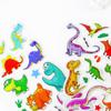 10 Sheets/Set 3D Dinosaur Stickers Toys Home Wall Decor Cartoon Sticker Scrapbooking  Notebook Diary Label