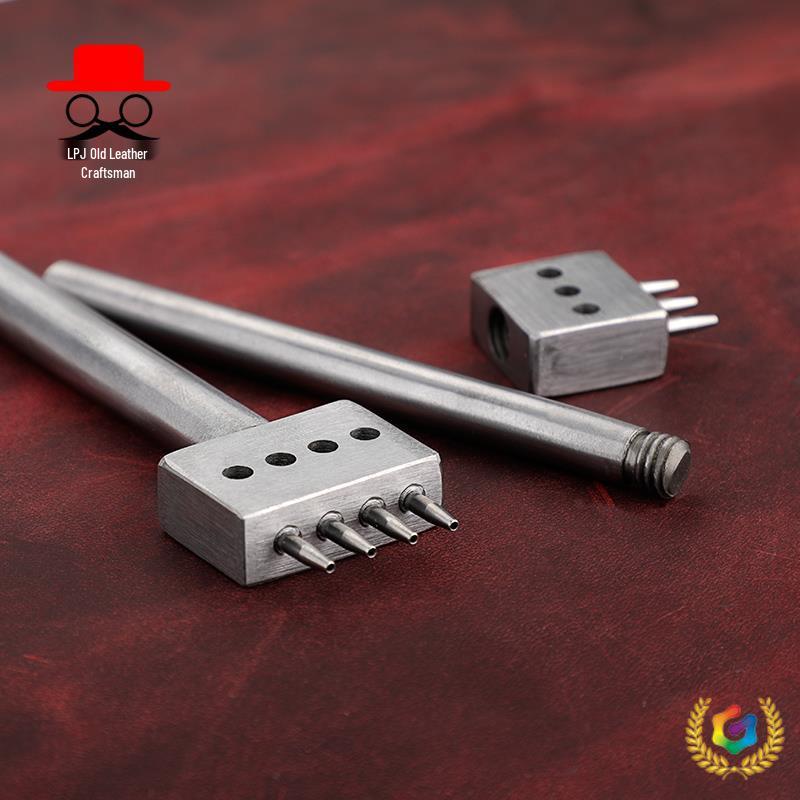 Ручной DIY Пробойник для Кожаного Ременья - Круглый Рядный Инструмент