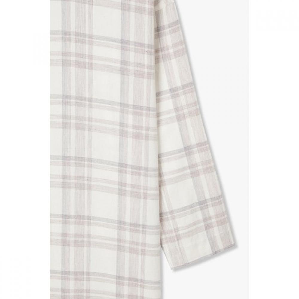 Emporio Armani Women S Check Pattern Logo Pocket Shirt dreSS 0825318501