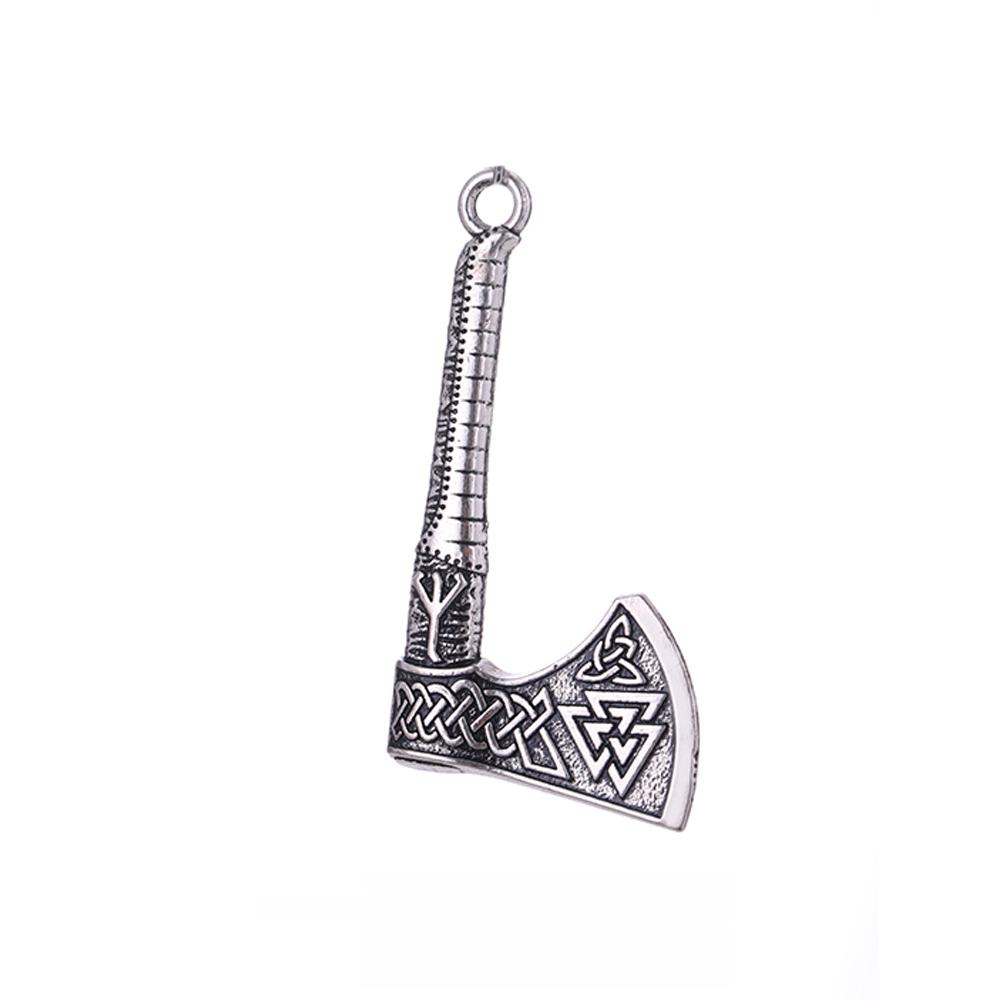 Teamer Viking Axe Slavic Charm Pendants Amulet Symbol Perun Men DIY Religious Celtics Knot Charms Accessories for Jewelry Making 4