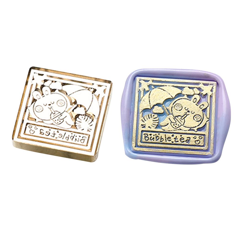 Великобритания, медная головка специальной формы, классическая винтажная восковая головка для штампа для подарка, скрапбукинга